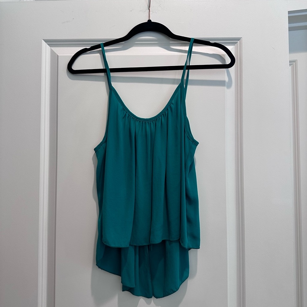Teal Sleeveless Women's Top